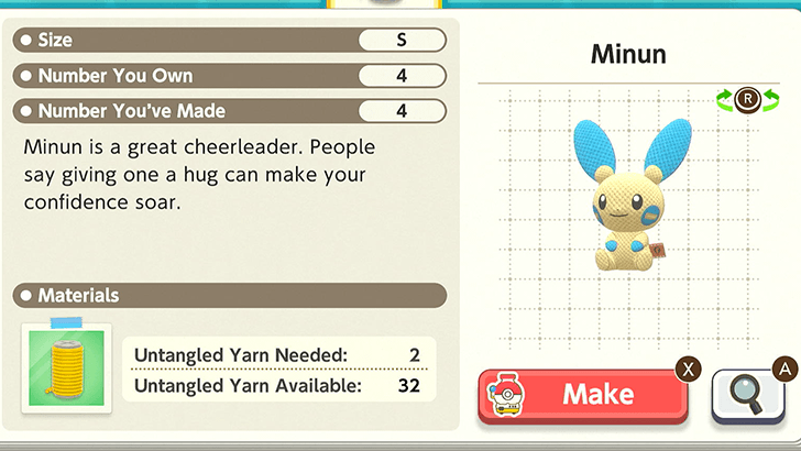 Minun Plush Catalog