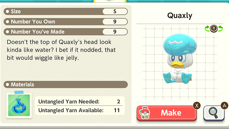 Quaxly Plush Catalog