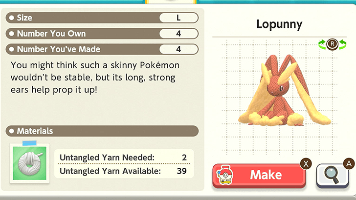 Lopunny Plush Catalog