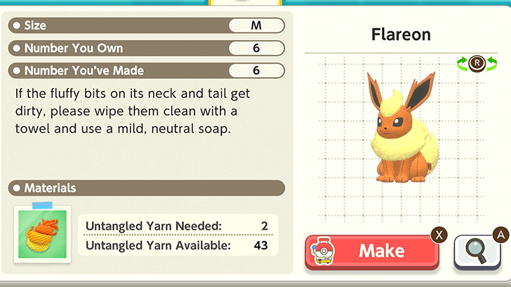 Flareon Plush Catalog