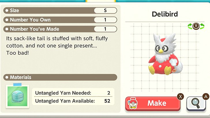 Delibird Plush Catalog