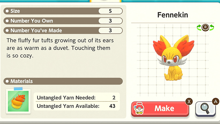 Fennekin Plush Catalog