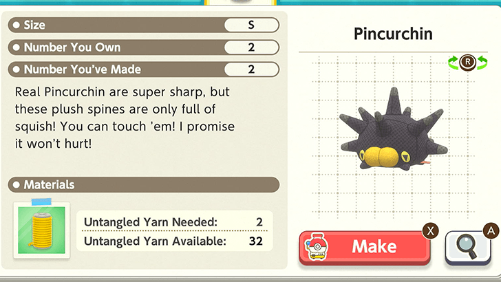 Pincurchin Plush Catalog