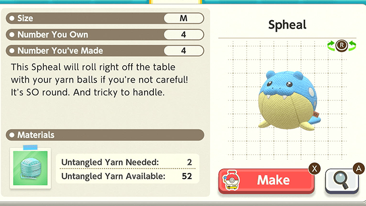 Spheal Plush Catalog