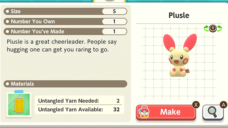 Plusle Plush Catalog