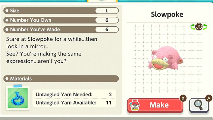 Slowpoke Plush Catalog