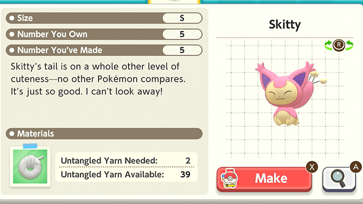Skitty Plush Catalog