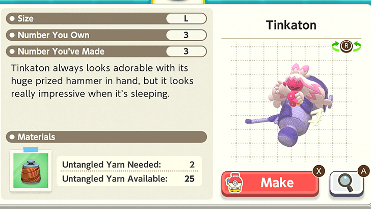 Tinkaton Plush Catalog