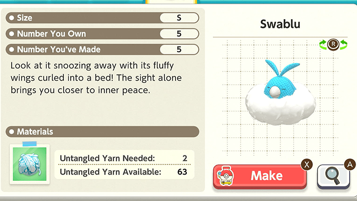 Swablu Plush Catalog