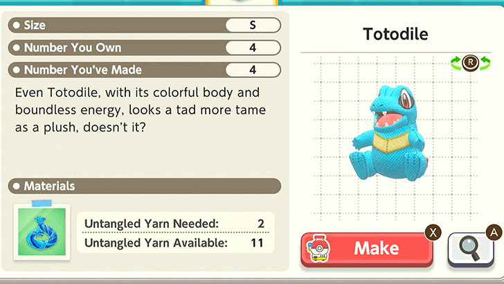Totodile Plush Catalog