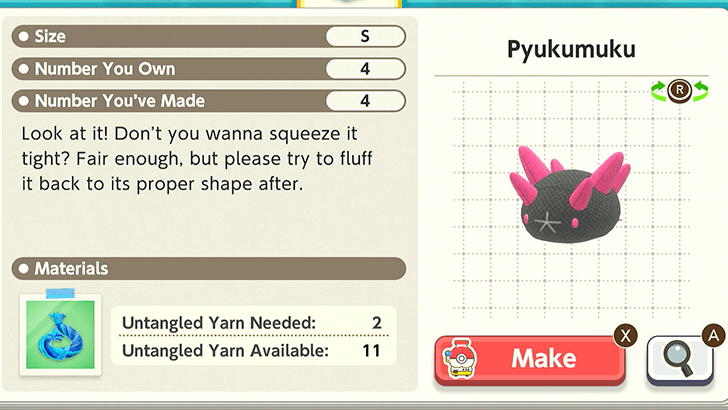 Pyukumuku Plush Catalog