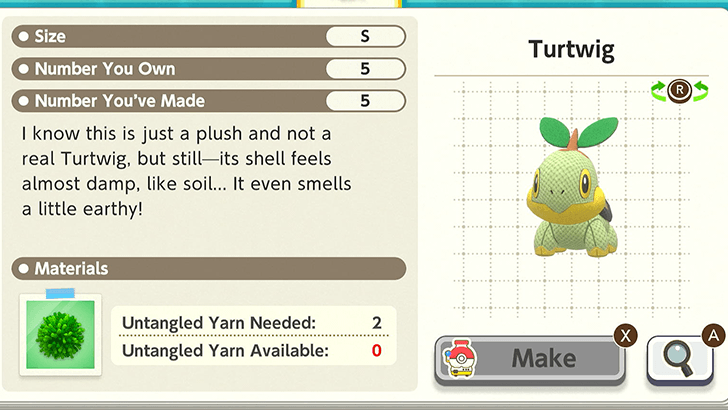 Turtwig Plush Catalog