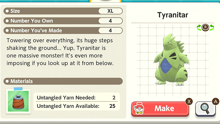 Tyranitar Plush Catalog