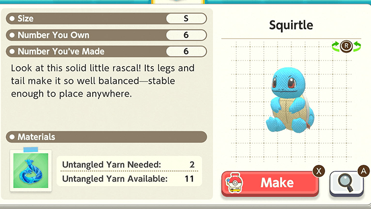 Squirtle Plush Catalog