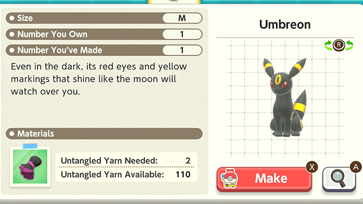 Umbreon Plush Catalog