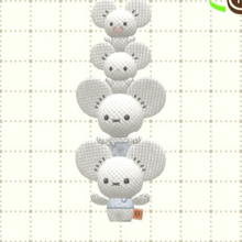 Pokemon Friends - Maushold (Family of Four)