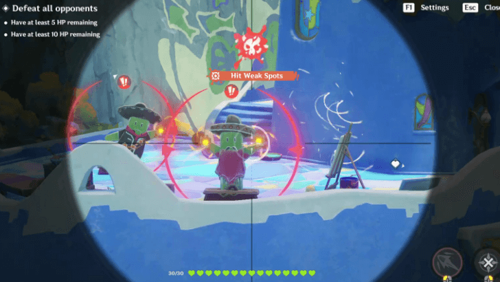 Genshin - Watch out for rooftops