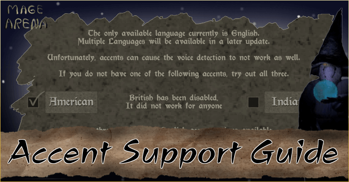 Mage Arena Accent Support Guide