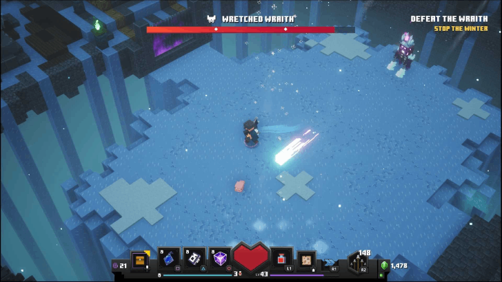 Minecraft Dungeons - Avoid Single Projectiles and Fire Back