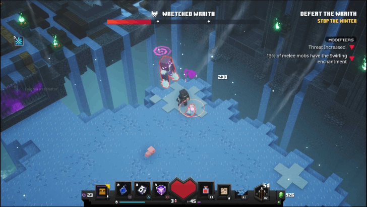 Minecraft Dungeons - Attack the Wraith When Stunned