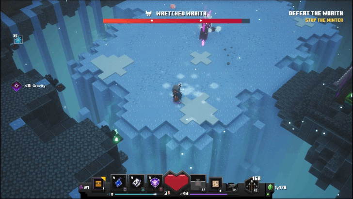 Minecraft Dungeons - Wretched Wraith Battle Overview