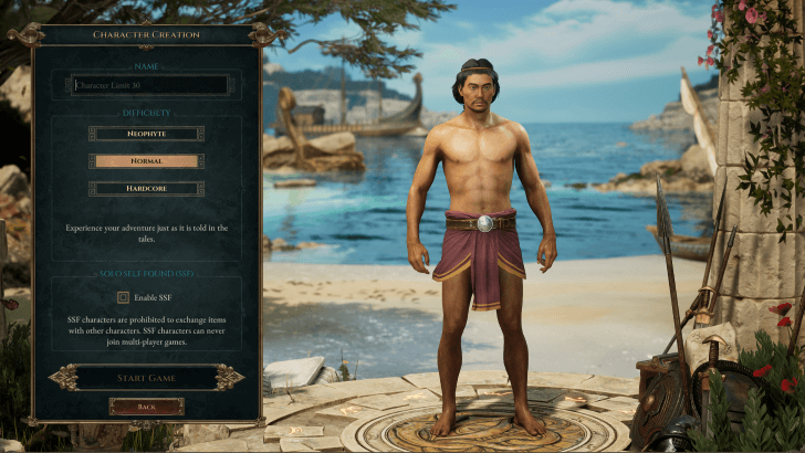 Titan Quest 2 Early Access Character Creation