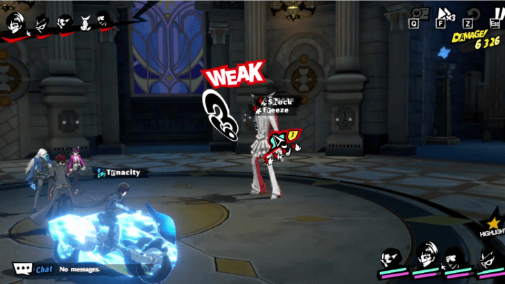 Persona 5 The Phantom X - Tenacity Stacks