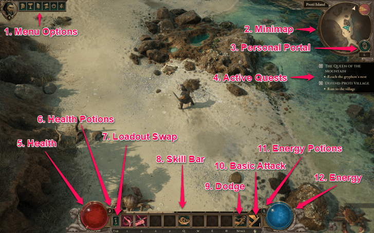 Titan Quest 2 UI