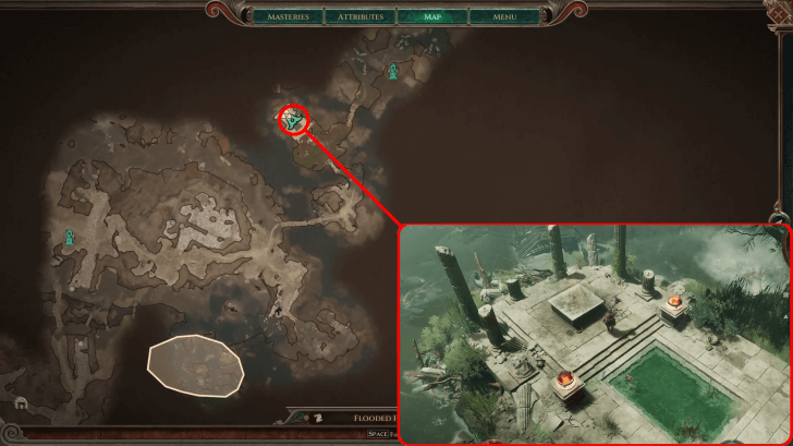 Titan Quest 2 The Shattered God Statue Location