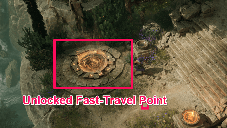 Unlocking a Waypoint