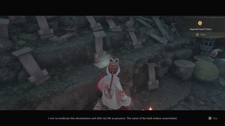 Imperial Guard Token at Bai Mansion