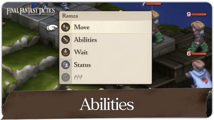 FF Tactics - Abilities