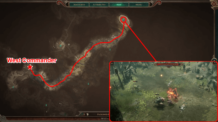 Ichthian ~ Bile-That-Burns Boss Location