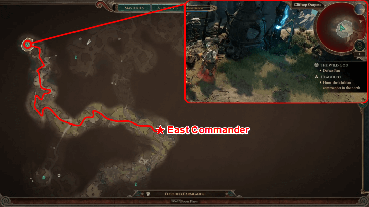 Ichthian ~ Fist-That-Breaks Boss Location