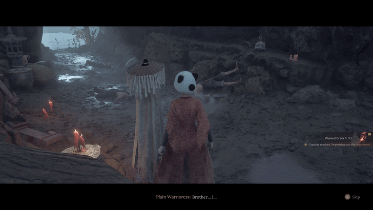 Speak with Plain Warrioress in Bai Mansion