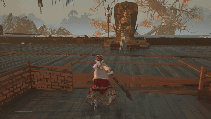 Plain Warrioress in Snowfall Palace