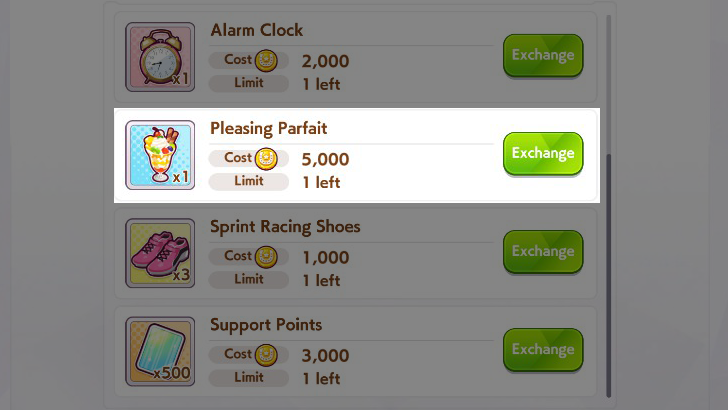 Pleasing Parfait for Trainee Mood