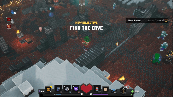 Minecraft Dungeons - Windswept Peaks Find the Cave