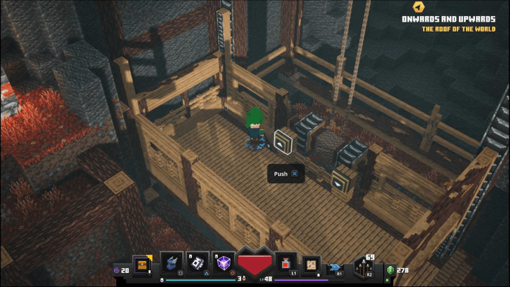 Minecraft Dungeons - Windswept Peaks Onwards and Upwards