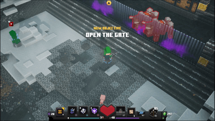 Minecraft Dungeons - Windswept Peaks Open the Gate