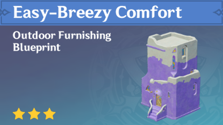 Genshin Impact - How to Get Easy-Breezy Comfort Furnishing