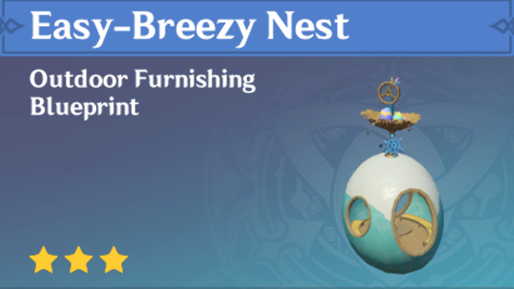 Genshin Impact - How to Get Easy-Breezy Nest Furnishing