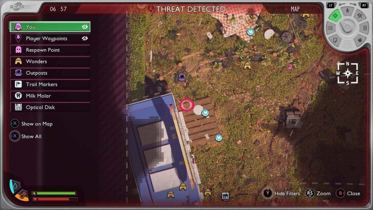 Chewed Gum Below the Snack Bar Last Wooden Panel Location