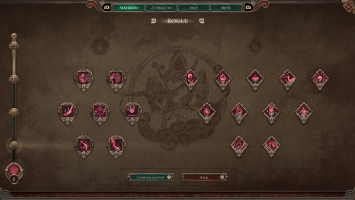 Rogue Mastery Skill Tree