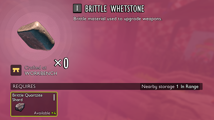 How to Get Brittle Whetstone