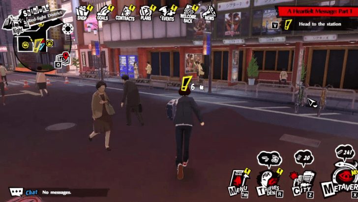 Persona 5 The Phantom X - Head to the Station