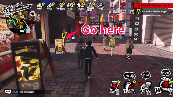 Persona 5 The Phantom X - Chat with Chizuko Nagao