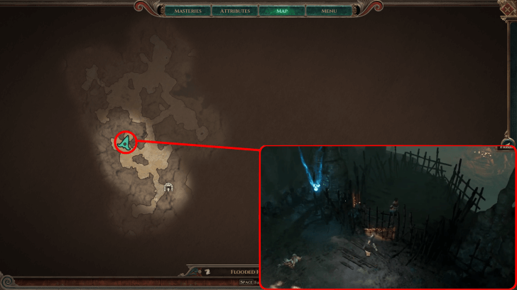 Titan Quest 2 Cages in the Dark Western Prisoner Location