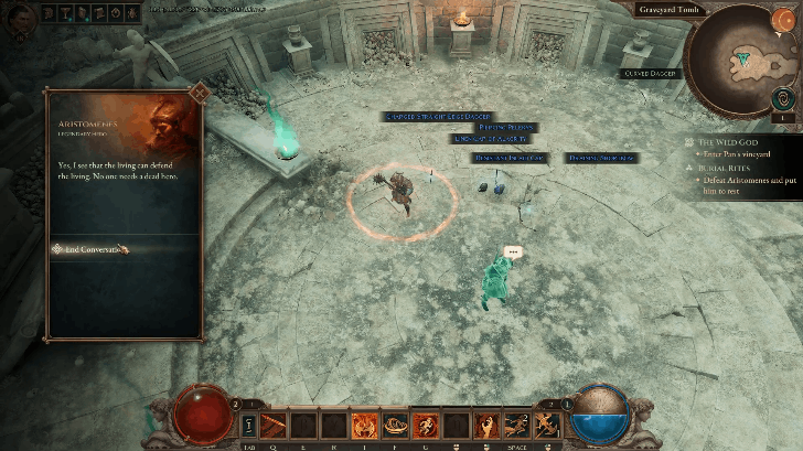 Titan Quest 2 - Aristomenes Graveyard Tomb Boss