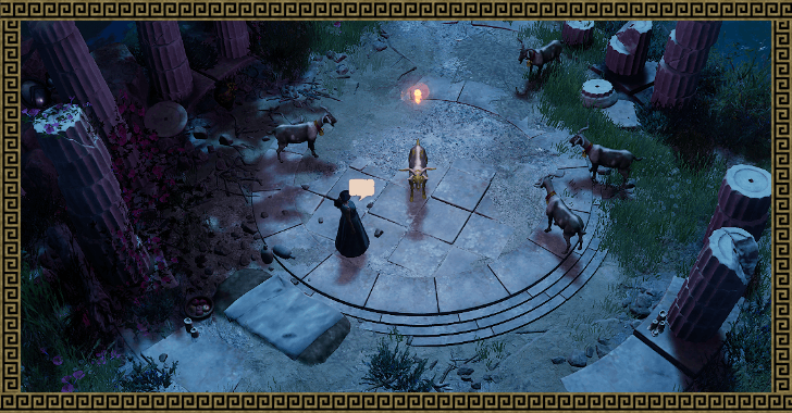 The Naiad and the Goats World Quest